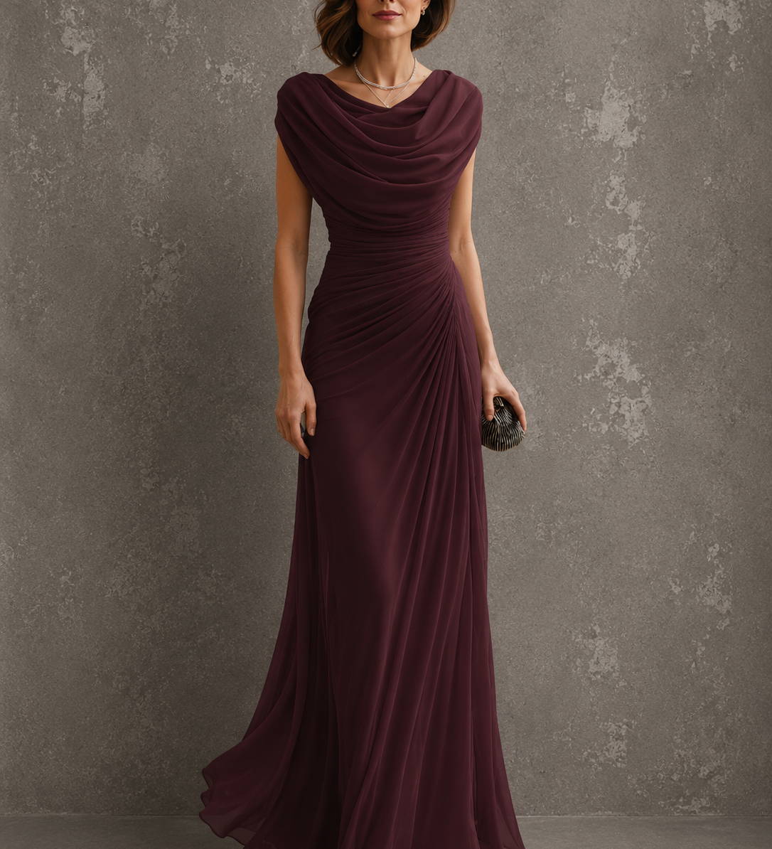 Jenna | Drapuota Maxi Suknelė