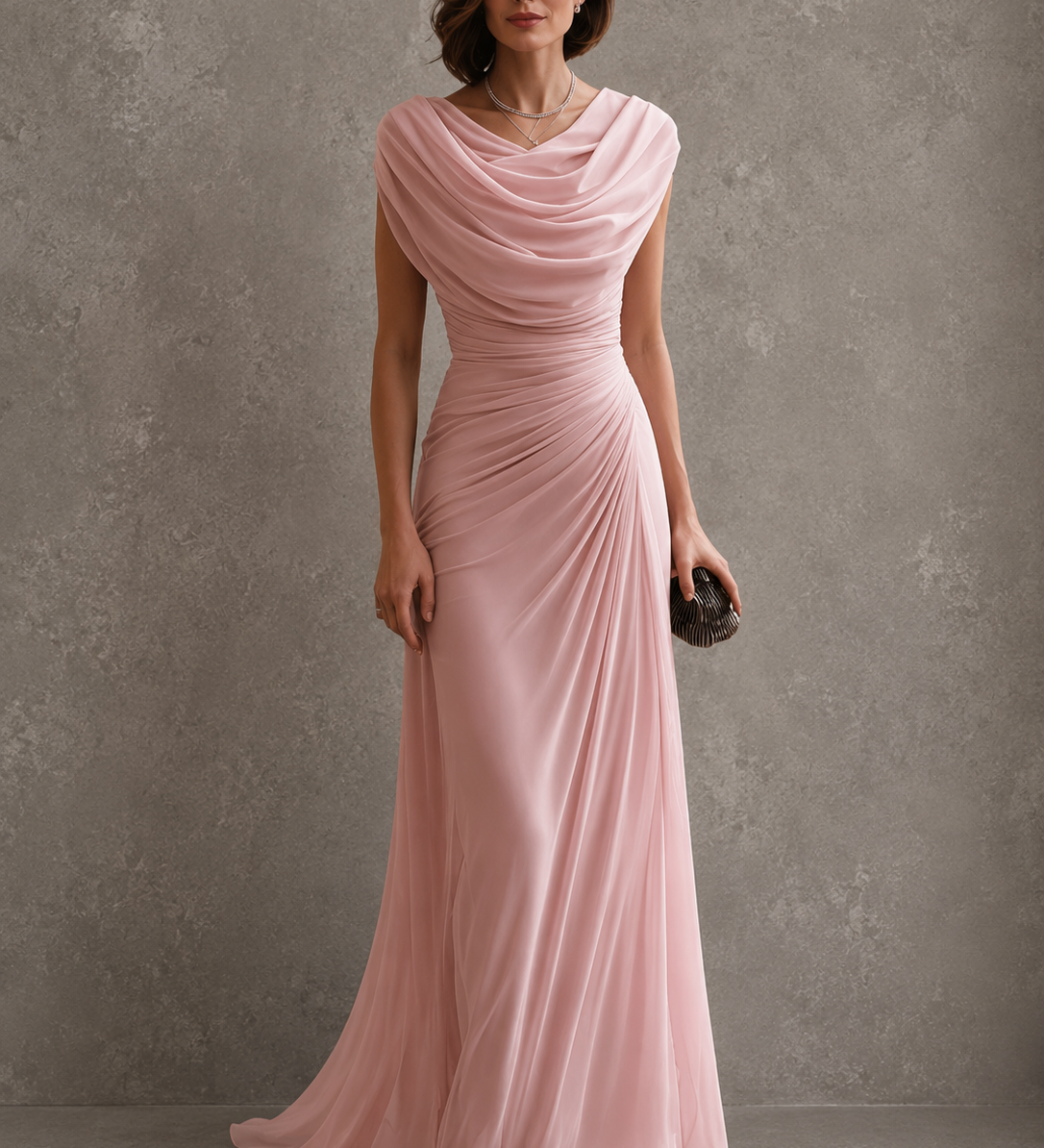 Jenna | Drapuota Maxi Suknelė