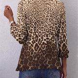 Sylviane | Leopardo striukė su volanais
