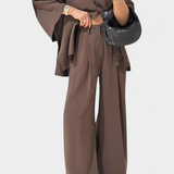 Eli | Oversize komplektas su V formos topu